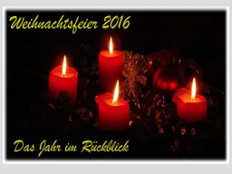 Jahresrückblick 2016