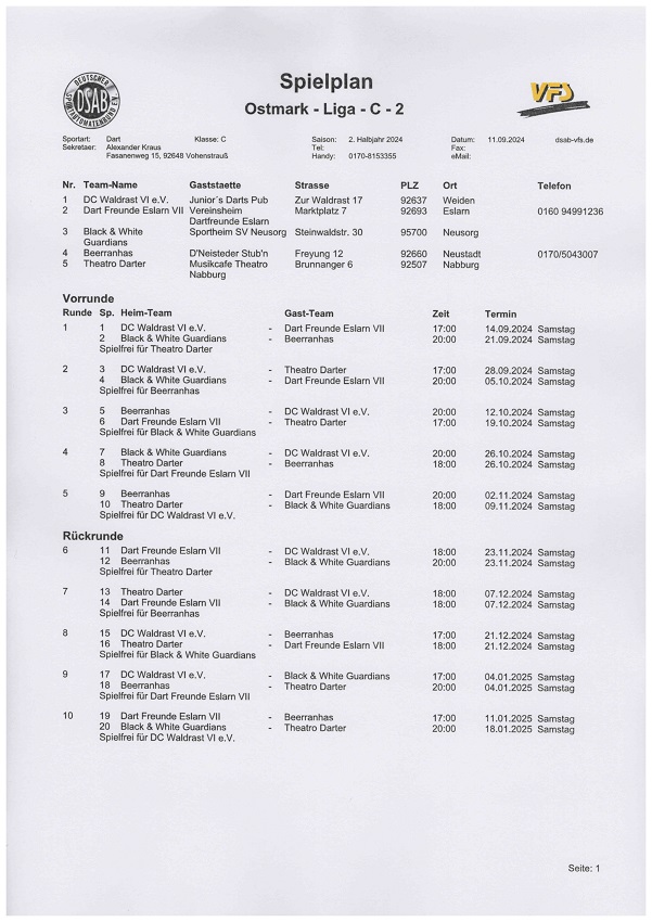 Spielplan C 2 He 2024